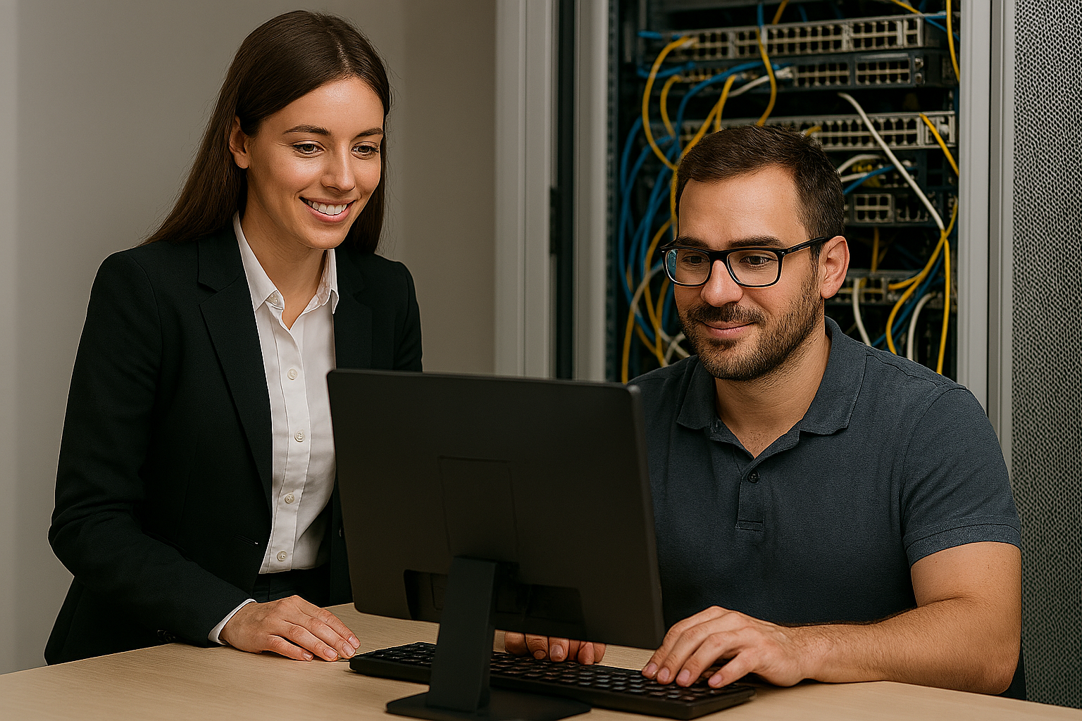 Felhasználó és szakember.