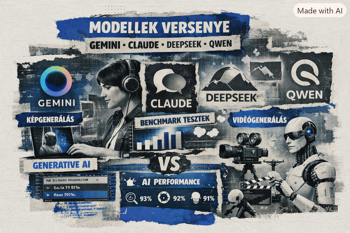 Modellek versenye: Gemini, Claude, DeepSeek és Qwen – Benchmarkok, kép- és videómodellek fejlődése