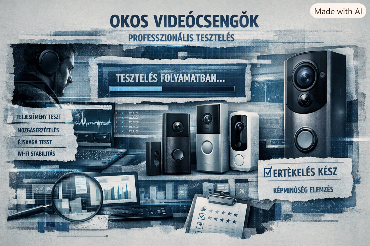 Okos videócsengők: így zajlik a professzionális tesztelés és értékelés