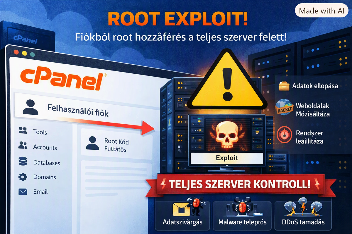Súlyos sebezhetőségek a cPanelben