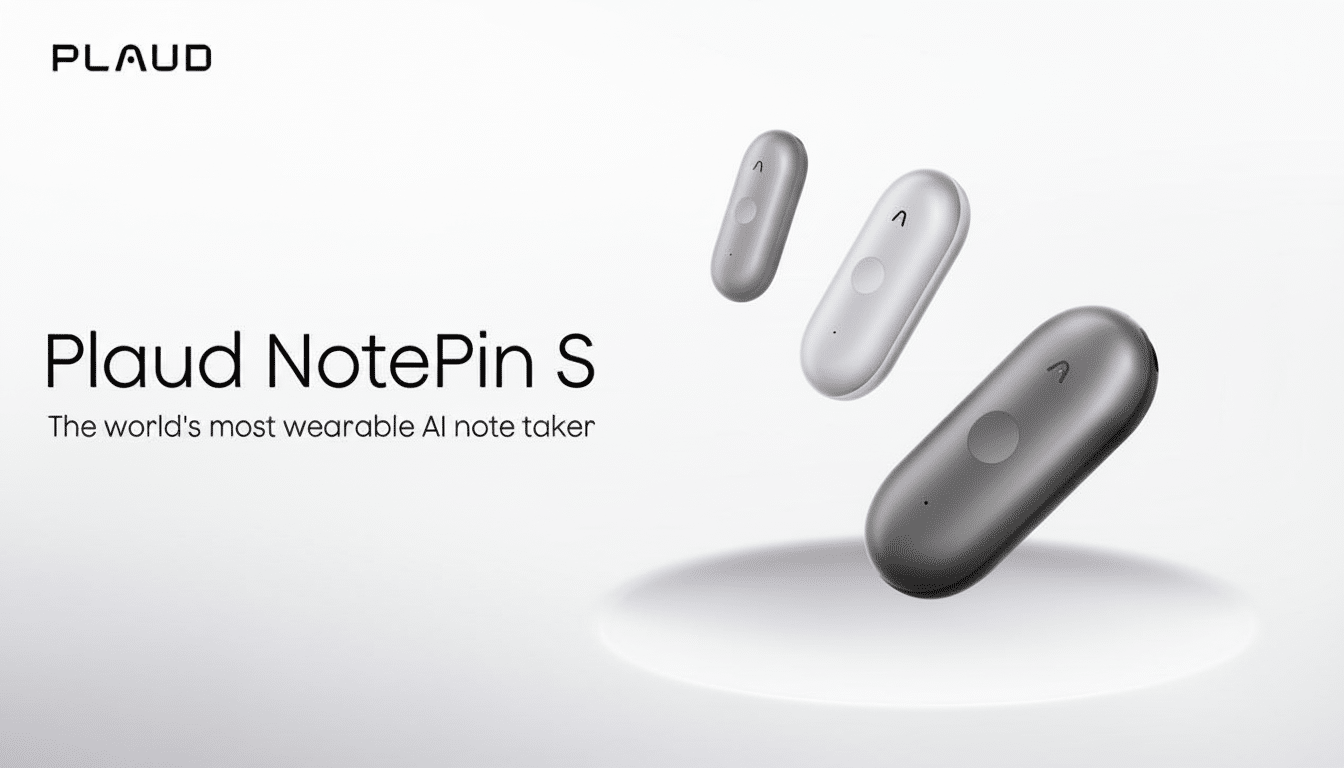 Hordható AI-jegyzetelő a zsebben:  Plaud NotePin S