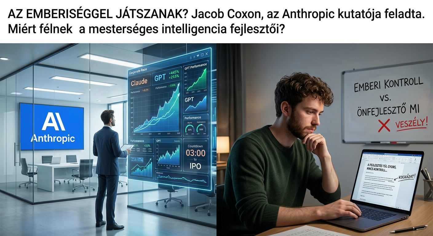 Miért kongatják a vészharangot az MI-fejlesztők? Lemondott az Anthropic sztárkutatója