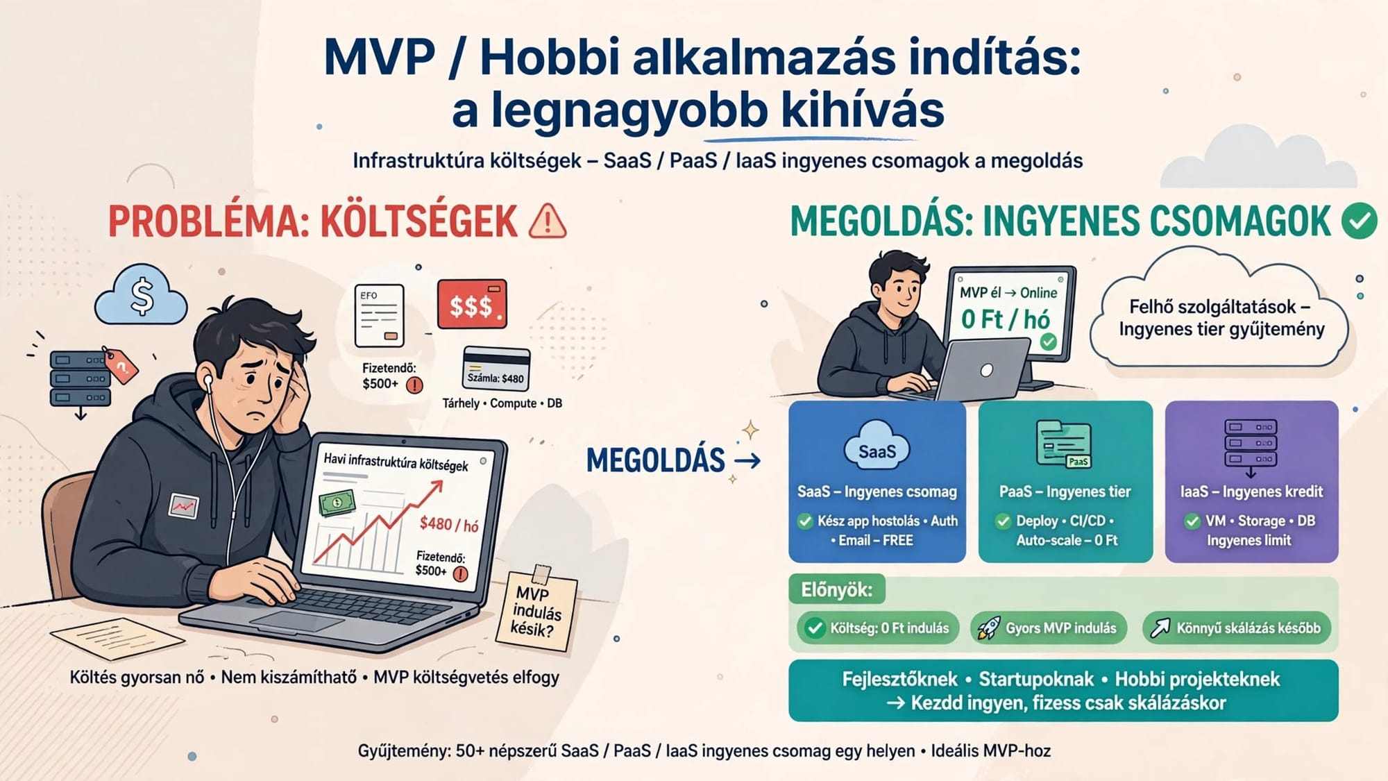 A free-for.dev aranybányája és a BaaS forradalom