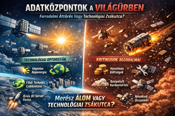 Adatközpontok a világűrben – Forradalmi áttörés vagy technológiai zsákutca?