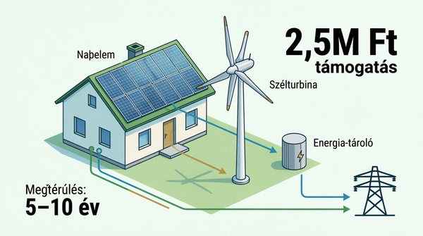 Napelemek és szélturbinák: A háztartási energiafüggetlenség útmutatója 2026-ban