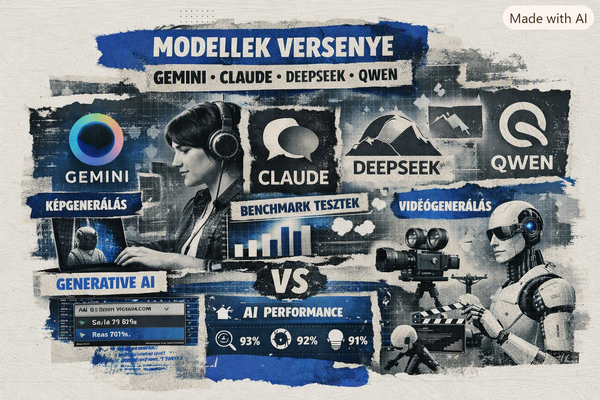 Modellek versenye: Gemini, Claude, DeepSeek és Qwen – Benchmarkok, kép- és videómodellek fejlődése
