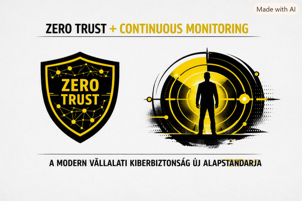Zero Trust + folyamatos monitorozás: A modern vállalati kiberbiztonság új alapstandardja