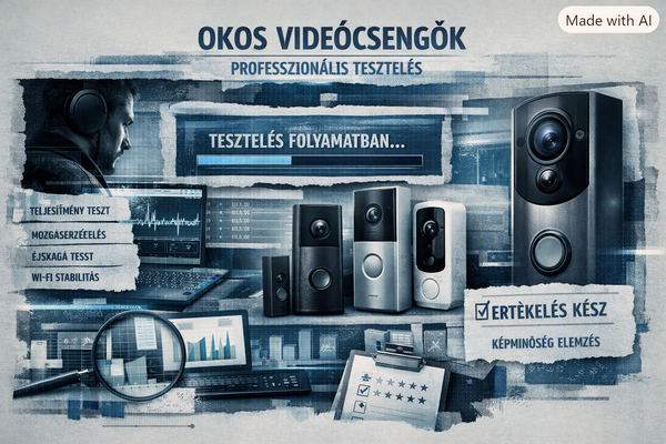 Okos videócsengők: így zajlik a professzionális tesztelés és értékelés
