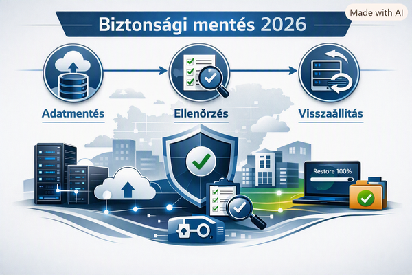Miért létfontosságú a biztonsági mentés minden cég számára 2026-ban?