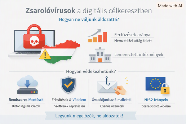 Zsarolóvírusok a digitális célkeresztben: Hogyan ne váljunk áldozattá?